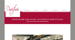 Desktop Screenshot of davidfranksalon.com