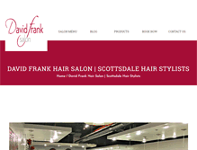 Tablet Screenshot of davidfranksalon.com